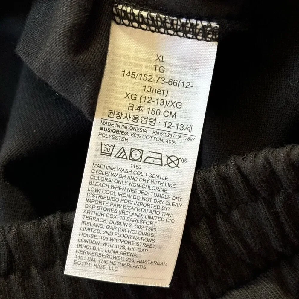 Gap Kids Pull-On Sweat Shorts true black XL (2-Pack)